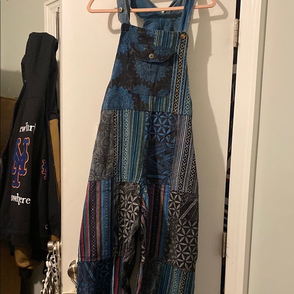 Patchwork overalls - made in nepal - Picture 1 of 6